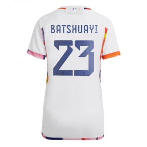 Lacne Ženy Futbalové dres Belgicko Michy Batshuayi #23 MS 2022 Krátky Rukáv - Preč